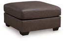 WillowBend Oversized Accent Ottoman (Color: Umber)