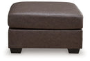 WillowBend Oversized Accent Ottoman (Color: Umber)