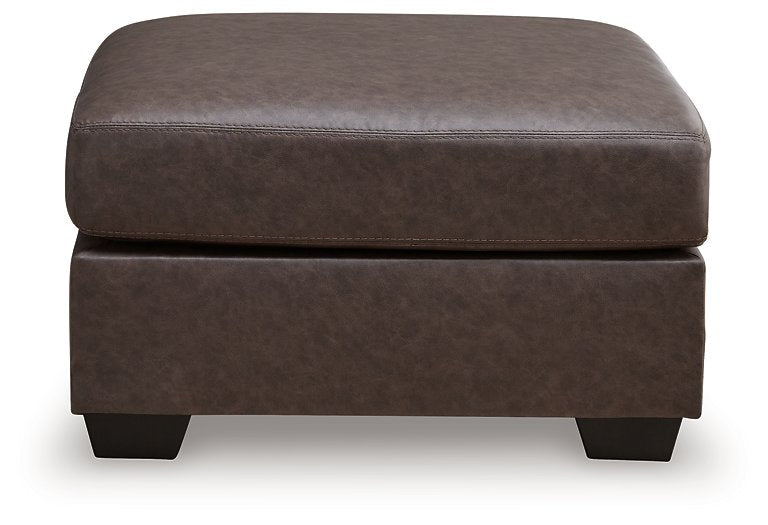 WillowBend Oversized Accent Ottoman (Color: Umber)