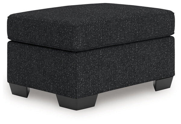 Jasmine Peaks Ottoman