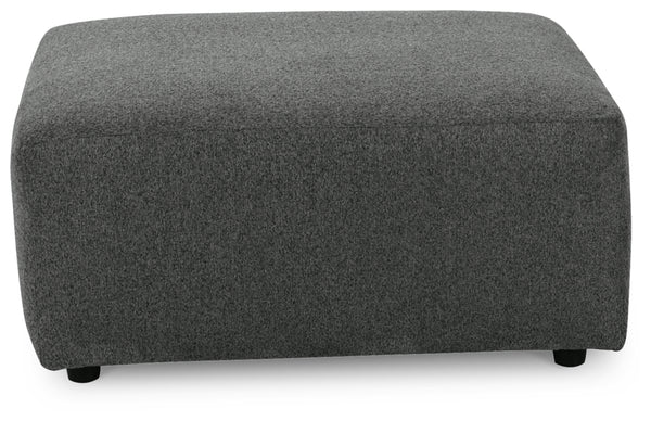 Edenfield Oversized Accent Ottoman (Color: Charcoal)