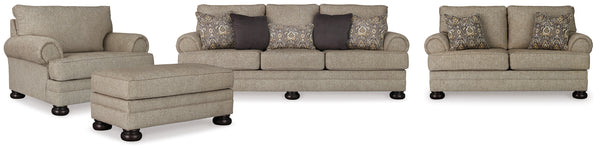 Kananwood Sofa, Loveseat, Oversized Chair and Ottoman