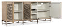 Melange - Suzani 3-Door Entertainment Console