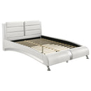 Jeremaine Queen Upholstered Bed White