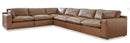Emilia 6-Piece Sectional (Color: Caramel)