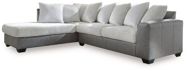 Clairette Court 2-Piece Sectional with Chaise (Sectional Orientation: )