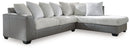 Clairette Court 2-Piece Sectional with Chaise (Sectional Orientation: )