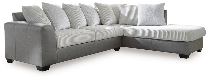 Clairette Court 2-Piece Sectional with Chaise (Sectional Orientation: )