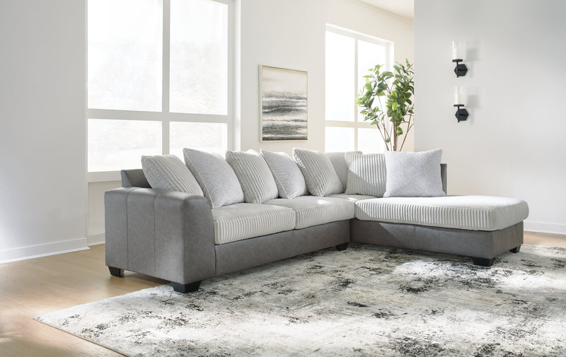 Clairette Court 2-Piece Sectional with Chaise (Sectional Orientation: )