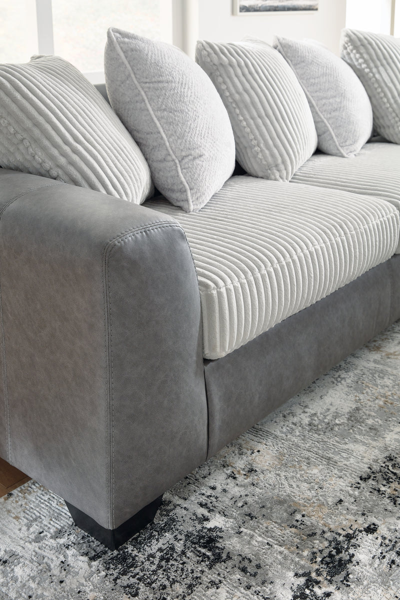 Clairette Court 2-Piece Sectional with Chaise (Sectional Orientation: )