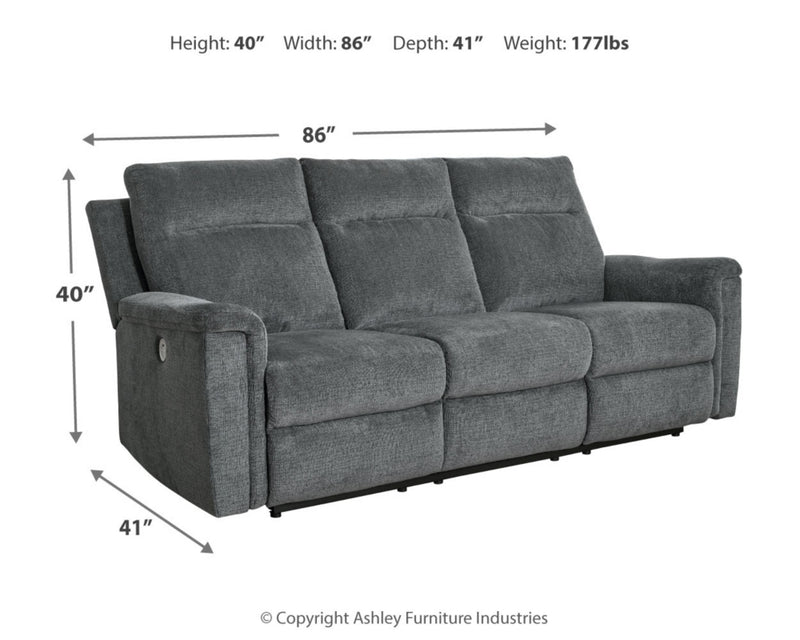 Barnsana Power Reclining Sofa, Loveseat and Recliner