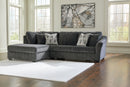 Biddeford 2-Piece Sectional and Oversized Swivel Accent Chair