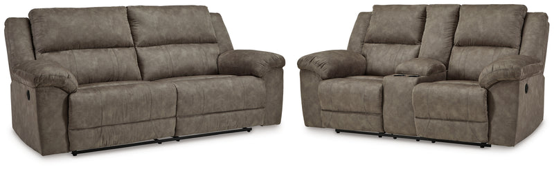 Laresview Reclining Sofa and Loveseat