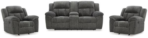 Frohn Reclining Loveseat with Console and 2 Recliners
