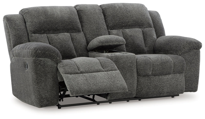 Frohn Reclining Loveseat with Console and 2 Recliners