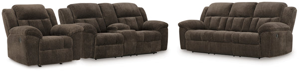 Frohn Reclining Sofa, Loveseat and Recliner