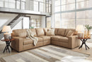 Bandon 3-Piece Sectional (Color: Toffee)