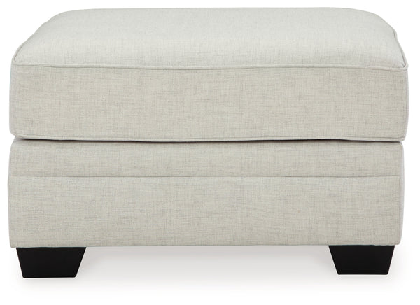 Huntsworth Oversized Accent Ottoman (Color: Dove Gray)