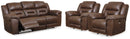Stoneland Reclining Sofa and 2 Power Recliners