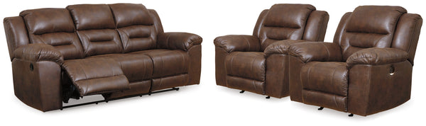 Stoneland Reclining Sofa and 2 Power Recliners
