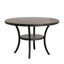 Crispin - Round Dining Table - Gray