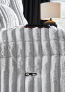 Rhines Falls Power Recliner (Color: Alloy)