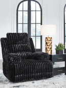 Rhines Falls Power Recliner (Color: Onyx)