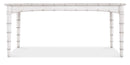 Charleston - Rectangle Dining Table With 1-20in Leaf - White