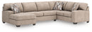 Newellen 3-Piece Sectional with Chaise (Color: Hemp)