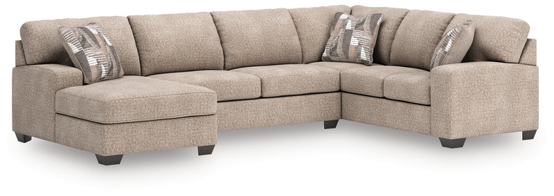 Newellen 3-Piece Sectional with Chaise (Color: Hemp)