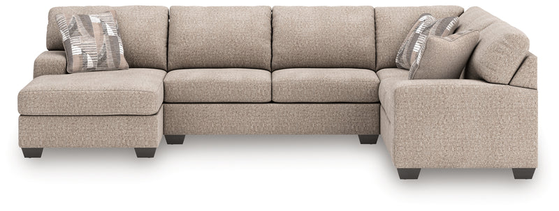Newellen 3-Piece Sectional with Chaise (Color: Hemp)