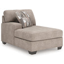 Newellen 3-Piece Sectional with Double Chaise (Color: Hemp)