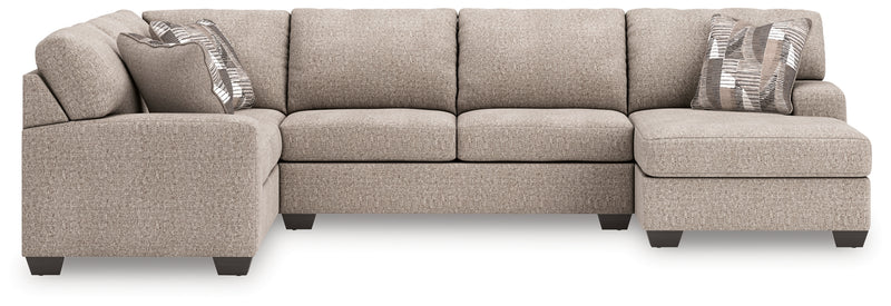 Newellen 3-Piece Sectional with Chaise (Color: Hemp)