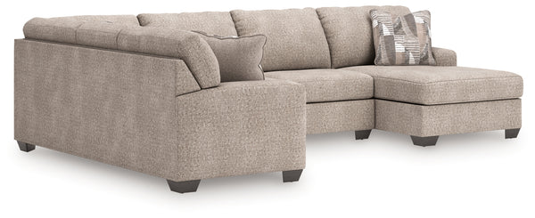 Newellen 3-Piece Sleeper Sectional with Chaise (Color: Hemp)