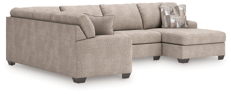 Newellen 3-Piece Sleeper Sectional with Chaise (Color: Hemp)