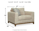 Parklynn Sofa, Loveseat, Oversized Chair and Ottoman