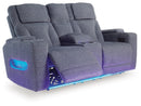 Studio Cave Power Reclining Sofa and Loveseat
