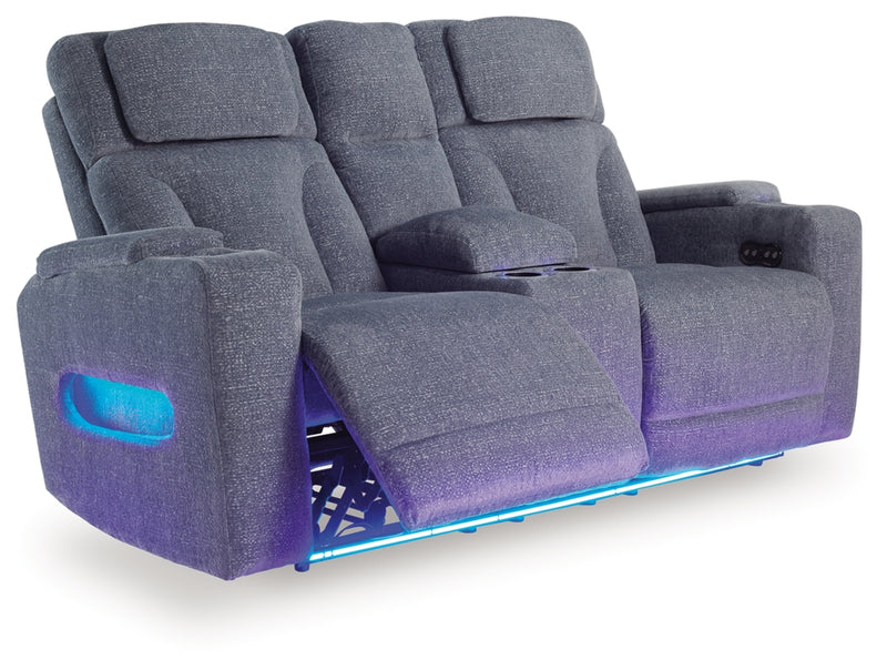 Studio Cave Power Reclining Sofa and Loveseat