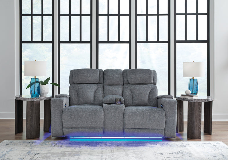 Studio Cave Power Reclining Sofa and Loveseat