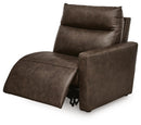 ModZ Power Reclining Sectional with Audio Consoles
