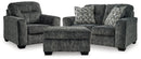 Lonoke Loveseat, Oversized Chair and Ottoman