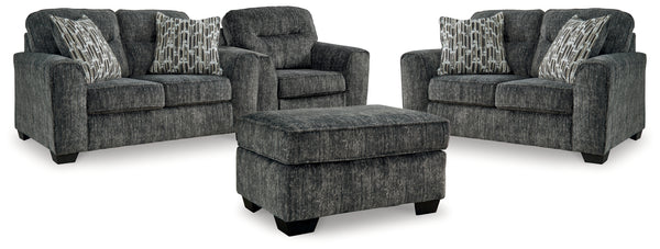 Lonoke 2 Loveseats, Oversized Chair and Ottoman