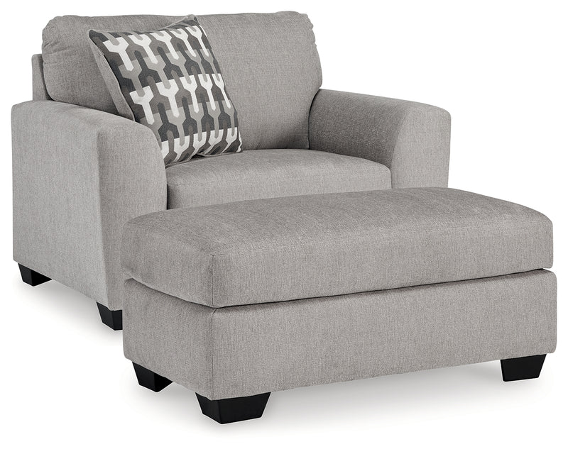 Avenal Park Oversized Chair and Ottoman