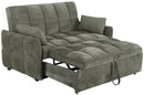Cotswold Tufted Cushion Sleeper Sofa Bed Dark Grey