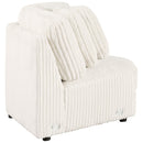 Emberson Upholstered Wedge Ivory