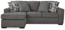Gardiner Sofa Chaise and Ottoman