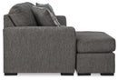 Gardiner Sofa Chaise and Ottoman