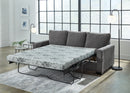 Rannis Queen Sofa Sleeper (Color: Pewter)