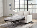 Rannis Twin Sofa Sleeper (Color: Snow)