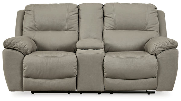 Next-Gen Gaucho Reclining Loveseat with Console (Color: Putty)